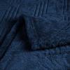 Superior Alaska Collection Quilted Diamond Throw Blanket – Soft Plush Velvety Fleece Blanket for Couch, Bed and Living Room Decor – Cozy, Warm & Lightweight All-Season Cover, Throw Size, White(Navy Blue)