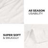 Superior Alaska Collection Quilted Diamond Throw Blanket – Soft Plush Velvety Fleece Blanket for Couch, Bed and Living Room Decor – Cozy, Warm & Lightweight All-Season Cover, Throw Size, White(White)
