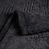 Superior Alaska Collection Quilted Diamond Throw Blanket – Soft Plush Velvety Fleece Blanket for Couch, Bed and Living Room Decor – Cozy, Warm & Lightweight All-Season Cover, Throw Size, White(Black)