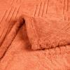 Superior Alaska Collection Quilted Diamond Throw Blanket – Soft Plush Velvety Fleece Blanket for Couch, Bed and Living Room Decor – Cozy, Warm & Lightweight All-Season Cover, Throw Size, White(Rust)