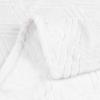 Superior Alaska Collection Quilted Diamond Throw Blanket – Soft Plush Velvety Fleece Blanket for Couch, Bed and Living Room Decor – Cozy, Warm & Lightweight All-Season Cover, Throw Size, White(White)