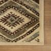 Superior Area Rugs for Bedroom, Farmhouse, Kitchen, Entryway, Laundry Room | Living Room Decor | Mosaic Collection, Chocolate, 2′ 7″ x 8′ Chocolate(Beige Brown)