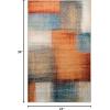 Superior Area Rugs for Bedroom, Farmhouse, Kitchen, Entryway, Laundry Room | Living Room Decor | Mosaic Collection, Chocolate, 2′ 7″ x 8′ Chocolate(Beige Multi)