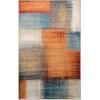 Superior Area Rugs for Bedroom, Farmhouse, Kitchen, Entryway, Laundry Room | Living Room Decor | Mosaic Collection, Chocolate, 2′ 7″ x 8′ Chocolate(Beige Multi)