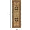 Superior Area Rugs for Bedroom, Farmhouse, Kitchen, Entryway, Laundry Room | Living Room Decor | Mosaic Collection, Chocolate, 2′ 7″ x 8′ Chocolate(Brown)