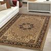Superior Area Rugs for Bedroom, Farmhouse, Kitchen, Entryway, Laundry Room | Living Room Decor | Mosaic Collection, Chocolate, 2′ 7″ x 8′ Chocolate(Brown)