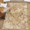 Superior Area Rugs for Bedroom, Farmhouse, Kitchen, Entryway, Laundry Room | Living Room Decor | Mosaic Collection, Chocolate, 2′ 7″ x 8′ Chocolate(Brown Ivory)