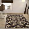 Superior Area Rugs for Bedroom, Farmhouse, Kitchen, Entryway, Laundry Room | Living Room Decor | Mosaic Collection, Chocolate, 2′ 7″ x 8′ Chocolate(Chocolate)