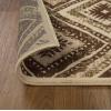 Superior Area Rugs for Bedroom, Farmhouse, Kitchen, Entryway, Laundry Room | Living Room Decor | Mosaic Collection, Chocolate, 2′ 7″ x 8′ Chocolate(Dark Brown)