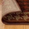 Superior Area Rugs for Bedroom, Farmhouse, Kitchen, Entryway, Laundry Room | Living Room Decor | Mosaic Collection, Chocolate, 2′ 7″ x 8′ Chocolate(Red)