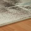 Superior Area Rugs for Bedroom, Farmhouse, Kitchen, Entryway, Laundry Room Living Room Decor Cadwell Collection, 2′ x 3′, Beige Blue(Beige Blue)