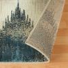 Superior Area Rugs for Bedroom, Farmhouse, Kitchen, Entryway, Laundry Room Living Room Decor Cadwell Collection, 2′ x 3′, Beige Blue(Beige Blue)
