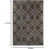 Superior Area Rugs for Bedroom, Farmhouse, Kitchen, Entryway, Laundry Room Living Room Decor Cadwell Collection, 2′ x 3′, Beige Blue(Grey)