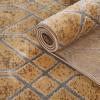 Superior Area Rugs for Bedroom, Farmhouse, Kitchen, Entryway, Laundry Room Living Room Decor Cadwell Collection, 2′ x 3′, Beige Blue(Light Brown)