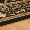 Superior Barringer Collection 3-Piece Rug Set, Attractive Rugs with Jute Backing, Durable and Beautiful Woven Structure, Traditional Bordered Area Rug Set – 2′ x 3′, 2′ x 5′, and 5′ x 7′ Rugs, Ivory(Beige Black)