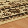 Superior Barringer Collection 3-Piece Rug Set, Attractive Rugs with Jute Backing, Durable and Beautiful Woven Structure, Traditional Bordered Area Rug Set – 2′ x 3′, 2′ x 5′, and 5′ x 7′ Rugs, Ivory(Ivory Beige)