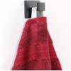 Superior Bath Towel Set, Rayon From Bamboo Cotton Blend, Ideal for Bathroom, Guest Bathroom, and Beach, Modern Style with Solid Dobby Border, Includes 2 Pieces; Bath Towels, Bath Towel, Salmon(Crimson)