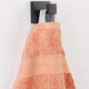 Superior Bath Towel Set, Rayon From Bamboo Cotton Blend, Ideal for Bathroom, Guest Bathroom, and Beach, Modern Style with Solid Dobby Border, Includes 2 Pieces; Bath Towels, Bath Towel, Salmon(Salmon)