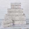 Superior Bath Towel Set, Rayon From Bamboo Cotton Blend, Ideal for Bathroom, Guest Bathroom, and Beach, Modern Style with Solid Dobby Border, Includes 2 Pieces; Bath Towels, Bath Towel, Salmon(Chrome)