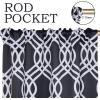 Superior Blackout Curtains, Room Darkening, Bedroom, Drapes, Kitchen, Living Room Window Accents, Sun Blocking, Thermal, 2 Pack, Ribbon Blackout Curtains, Set of 2, 52″ x 84″, Silver(Black)