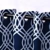 Superior Blackout Curtains, Room Darkening, Bedroom, Drapes, Kitchen, Living Room Window Accents, Sun Blocking, Thermal, 2 Pack, Ribbon Blackout Curtains, Set of 2, 52″ x 84″, Silver(Navy Blue)