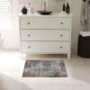 Superior Boho Floral Medallion Washable Rug, Non-Skid Backing, Pet & Kid Friendly, Easy Care, Non-Slip Rugs for Living Room, Kitchen, Bedroom, Low Pile Area Rug, Toucan Collection, 9′ x 12′, Beige(Ara – Taupe)