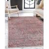 Superior Boho Floral Medallion Washable Rug, Non-Skid Backing, Pet & Kid Friendly, Easy Care, Non-Slip Rugs for Living Room, Kitchen, Bedroom, Low Pile Area Rug, Toucan Collection, 9′ x 12′, Beige(Manakin – Teal)