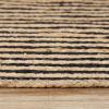 Superior Braided Dyed Jute Handwoven Indoor Area Rug, Jute Floor Decor For Living Room, Hallway, Entry, Dining Room, Bedroom, Office, Apartment, Hand-Woven Modern Farmhouse Rugs, 2′ 6″ x 8′, Navy Blue(Black)
