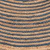 Superior Braided Dyed Jute Handwoven Indoor Area Rug, Jute Floor Decor For Living Room, Hallway, Entry, Dining Room, Bedroom, Office, Apartment, Hand-Woven Modern Farmhouse Rugs, 2′ 6″ x 8′, Navy Blue(Navy Blue)