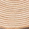 Superior Braided Dyed Jute Handwoven Indoor Runner Rug, Jute Floor Decor for Dining Room, Office, Dorm, Kitchen, Entry, Hand-Woven Modern Farmhouse Rugs, 2′ 6″ x 12′, Ivory(Ivory)