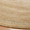 Superior Braided Jute Handwoven Indoor Area Rug, Jute Floor Decor for Living Room, Dining Room, Bedroom, Office, Dorm, Kitchen, Entry, Hand-Woven Modern Farmhouse Rugs, 6′ x 9′, Natural Tan(Natural Tan – Z)