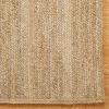 Superior Braided Jute Indoor Outdoor Area Rug, Jute Floor Decor for Patio, Pool Deck, Living Room, Dining Room, Bedroom, Office, Dorm, Kitchen, Entry, Modern Farmhouse Rugs, 5′ x 8′, Natural Tan(Natural Tan – Z)