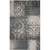 Superior Bristol Collection Area Rug, 8mm Pile Height with Jute Backing, Chic Geometric Damask Patchwork Design, Fashionable and Affordable Woven Rugs – 4′ x 6′ Rug, Beige & Brown(Rivulet – Z)