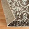 Superior Bristol Collection Area Rug, 8mm Pile Height with Jute Backing, Chic Geometric Damask Patchwork Design, Fashionable and Affordable Woven Rugs – 4′ x 6′ Rug, Beige & Brown(Beige-brown – Z)