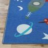 Superior Butterfly Burst Non-Slip Indoor Rug for Kids, Toddlers & Babies, Washable, Perfect for Playroom, Kids Room, Nursery, or Bedroom, Colorful Butterfly Swirls and Stars, 5′ x 7′ 6″, Apricot(Red-multicolor)