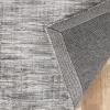 Superior Checkered Hand Woven Viscose Area Rug with Cotton Canvas Backing, Neutral Rug with Cool and Silky Soft Viscose Pile – Beige, 5’ x 8’ Rug(Chalkboard – Grey)