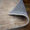Superior Checkered Hand Woven Viscose Area Rug with Cotton Canvas Backing, Neutral Rug with Cool and Silky Soft Viscose Pile – Beige, 5’ x 8’ Rug(Chalkboard – Beige)