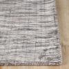 Superior Checkered Hand Woven Viscose Area Rug with Cotton Canvas Backing, Neutral Rug with Cool and Silky Soft Viscose Pile – Beige, 5’ x 8’ Rug(Chalkboard – Grey)