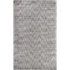 Superior Checkered Hand Woven Viscose Area Rug with Cotton Canvas Backing, Neutral Rug with Cool and Silky Soft Viscose Pile – Beige, 5’ x 8’ Rug(Chalkboard – Grey)