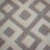 Superior Checkered Hand Woven Viscose Area Rug with Cotton Canvas Backing, Neutral Rug with Cool and Silky Soft Viscose Pile – Beige, 5’ x 8’ Rug(Diamond – Beige)