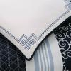 Superior Clarissa 8 Piece Embroidered and Pin-Tucked Comforter Set, California King, Blue(California King)