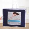 Superior Classic All-Season Reversible Comforter, Comfy, Fluffy, Cozy, Lightweight, Decorative, Duvet Insert, Plush, Oversized Bedding, Box Quilt Design, 4 Corner Loops, Full/Queen, Dusty Orange(Navy Blue)