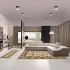Superior Clementina Collection 3-Piece Rug Set, Attractive Rugs with Jute Backing, Durable and Beautiful Woven Structure, Elegant Medallion Area Rug Set – 2′ x 3′, 2′ x 5′, and 5′ x 7′ Rugs, Black(Ivory Beige)