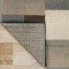 Superior Clifton 3 Piece Indoor Area Rug Set, Jute Backing, Modern Color Block Decor for Hallway, Entry, Office, Kitchen, Bedroom, Living Room Floors, Plush Rugs, 2′ x 3′, 3′ x 5′, 8′ x 10′, Grey