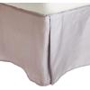 Superior Combed Cotton, 300 Thread Count Pleated Bed Skirt, Twin, Ivory(Lilac)