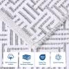 Superior Cotton 8-Piece Towel Set, Quick Dry, Bathroom Essentials, Shower, Spa, Luxury Plush Soft Absorbent Towels, Includes 2 Bath, 2 Hand, 4 Washcloth/Face Towels, Jasper Collection, Platinum(Charcoal)