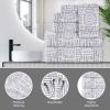 Superior Cotton 8-Piece Towel Set, Quick Dry, Bathroom Essentials, Shower, Spa, Luxury Plush Soft Absorbent Towels, Includes 2 Bath, 2 Hand, 4 Washcloth/Face Towels, Jasper Collection, Platinum(Charcoal)