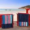 Superior Cotton Beach Towels, Towel Set for Kids, Pool, Swimming, Adults, Oversized, Absorbent, Fast Drying, Bathroom Basics, Nautical, Yacht Club Collection, 34″ x 64″, Navy Blue/White, 2 Piece(Nautical – Navy Blue/Red)