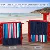 Superior Cotton Beach Towels, Towel Set for Kids, Pool, Swimming, Adults, Oversized, Absorbent, Fast Drying, Bathroom Basics, Nautical, Yacht Club Collection, 34″ x 64″, Navy Blue/White, 2 Piece(Nautical – Navy Blue/Red)