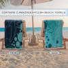 Superior Cotton Beach Towels, Towel Set for Kids, Pool, Swimming, Adults, Oversized, Absorbent, Fast Drying, Bathroom Basics, Nautical, Yacht Club Collection, 34″ x 64″, Navy Blue/White, 2 Piece(Dolphin – Teal)